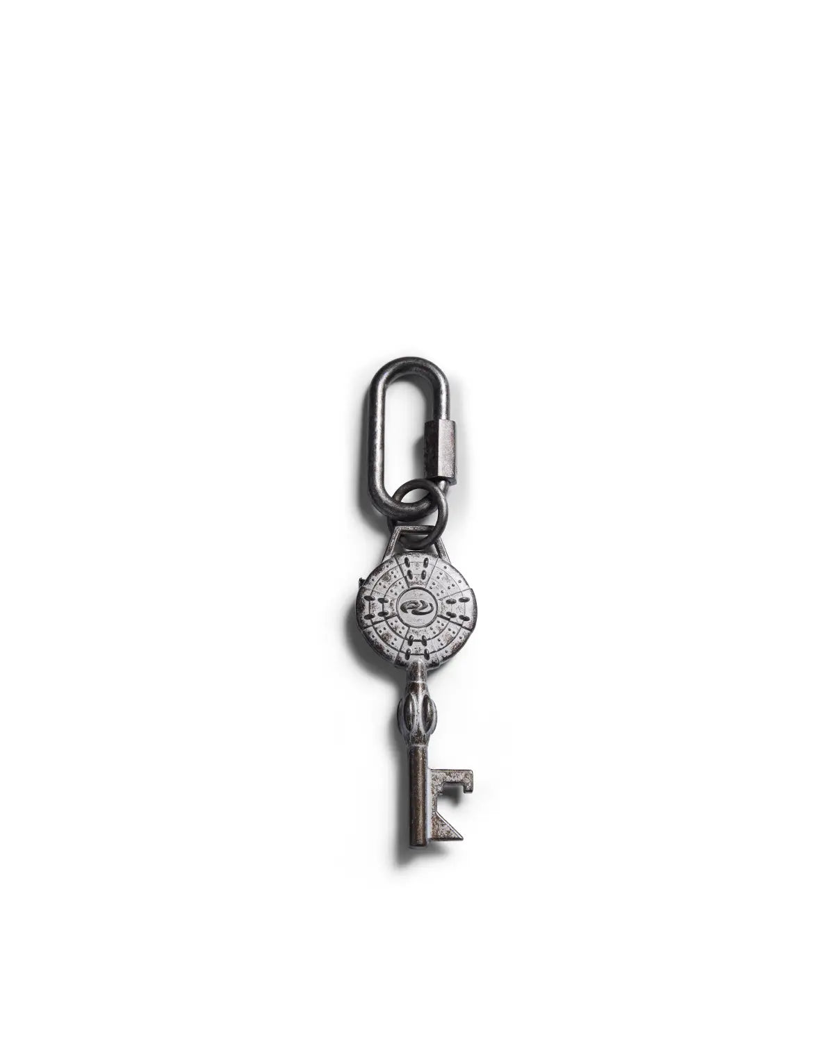 Personsoul Vintage Alloy Shield Keychain with Bottle Opener