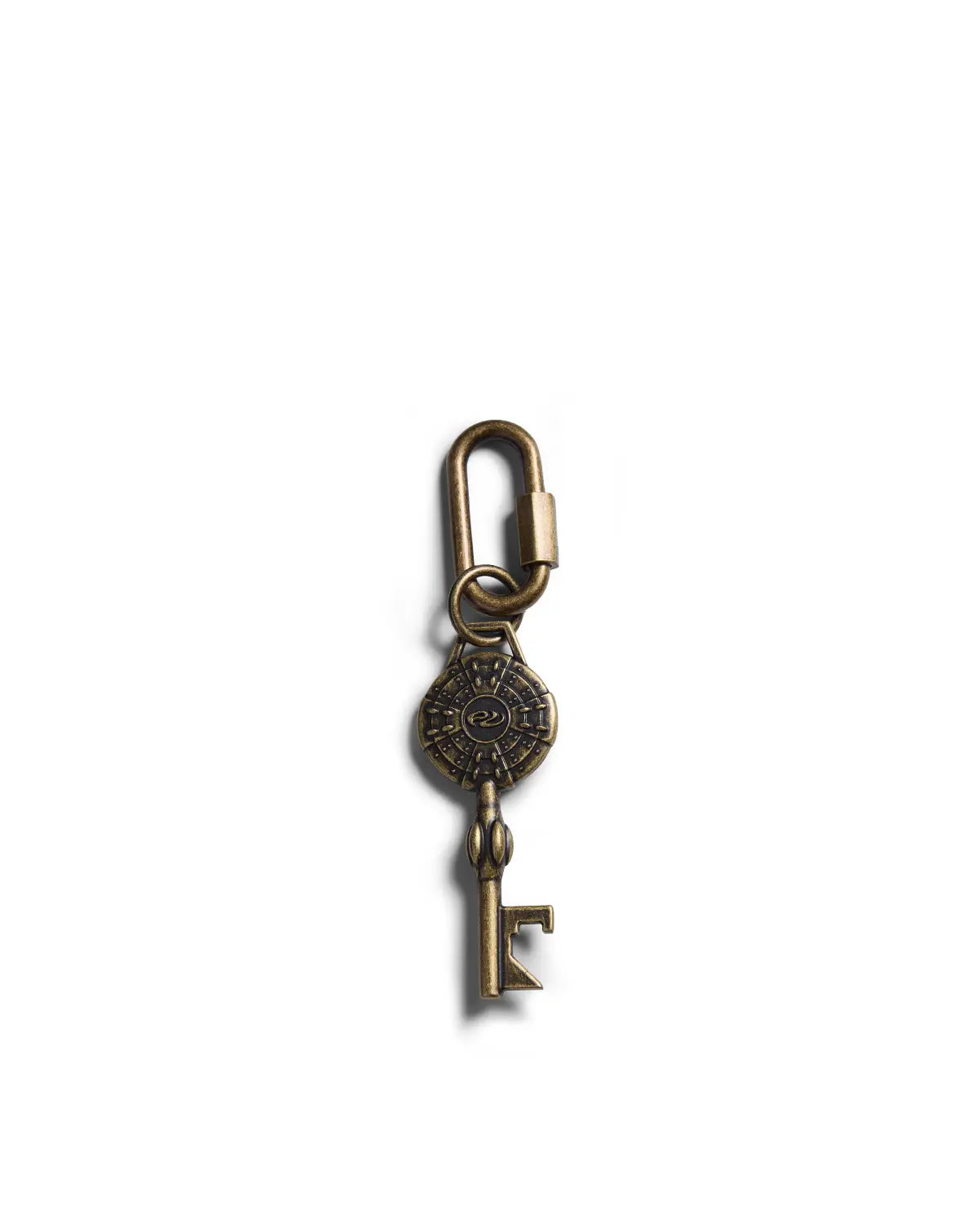 Personsoul Antique Copper Shield-Shaped Keychain with Bottle Opener