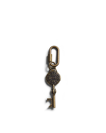 Personsoul Antique Copper Shield-Shaped Keychain with Bottle Opener